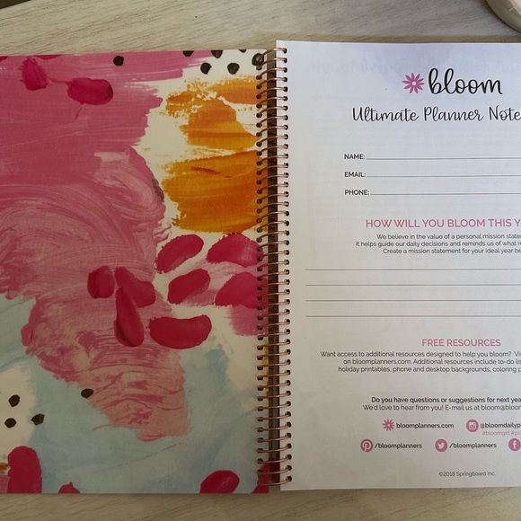 'Choose Joy' Spiral Planner Notebook - Picture 2 of 8